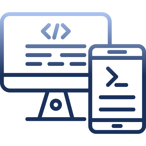 Mobile app development icon