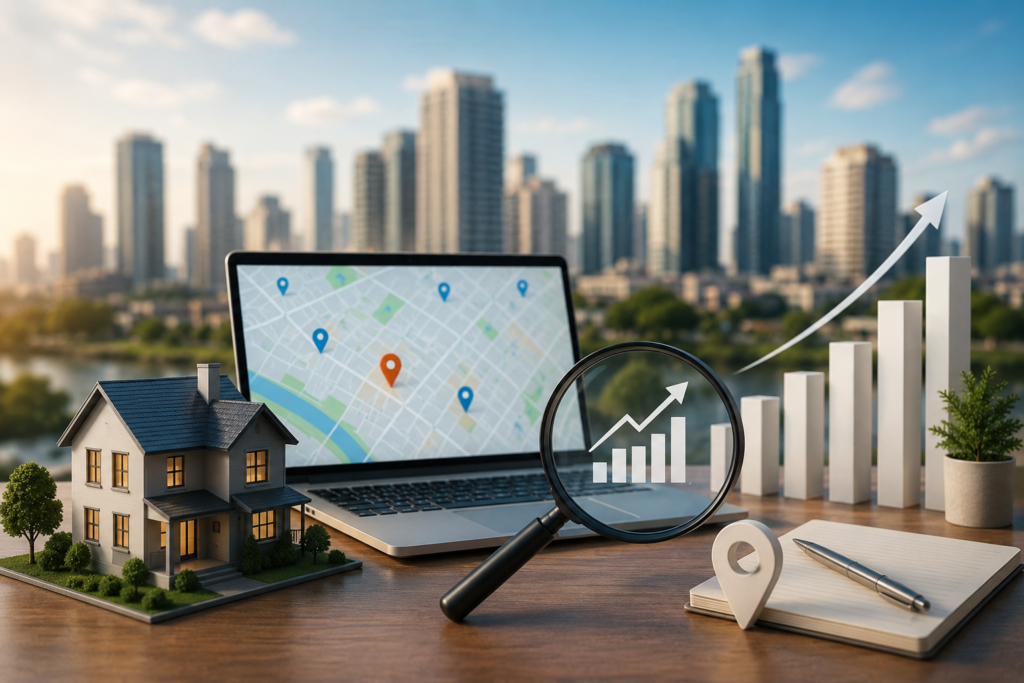 Real estate growth and analytics scene